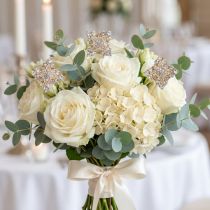 Article Aiguille diamant décoration de mariage or 7cm 9 pcs