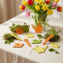 Article Décoration à disperser en bois avec motifs colorés 4-6 cm 72 pcs
