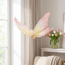 Article Papillon flottant - Figurine papillon suspendue légère pour chambres, 70 cm, 1 pièce