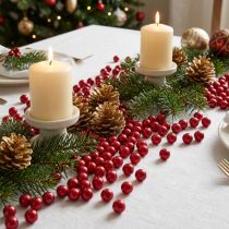 Article Perles décoratives Ø10mm rouge 115 pcs