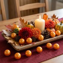 Article Perles décoratives Ø2cm orange 12 pcs