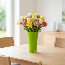 Article Vase “Fizzy” Ø14,6cm H21cm vert pomme 1 pce