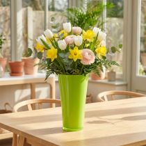 Article Vase "Fizzy" Ø16cm H27cm Vert Pomme 1 pc