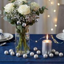 Article Perles décoratives Ø2cm argent 12 pcs