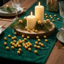 Article Perles décoratives Ø10mm dorées 115 pcs
