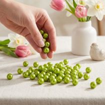 Article Perles décoratives Ø10mm vertes 115 pièces