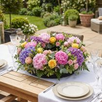 Article Bague mousse florale avec socle noir H3,5cm Ø17cm 2 pcs