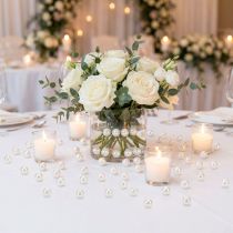Article Perles décoratives blanches Ø10mm 115 pcs