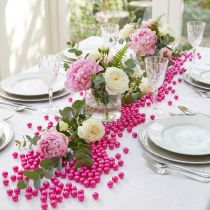 Article Perles décoratives rose Ø8mm 250 pcs