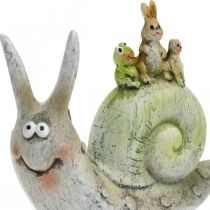 Escargot décoratif amical avec compagnons, printemps, décoration de table, escargot domestique 2 pièces