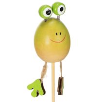 Article Tuteurs en forme de grenouille pour décorer les pots de fleurs au printemps ou en été, 34 cm, lot de 6