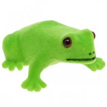 Article Figurine déco grenouille verte décoration de table décoration d&#39;été 5.5cm 12pcs