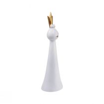 Article Décoration Prince Grenouille Figurine Décoration Grenouille Or Blanc H19,5 cm 2pcs