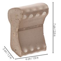 Article Pieds pour pots de fleurs, rehausseurs pratiques, accessoires pour balcon et terrasse, 7 cm, lot de 3