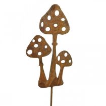 Bouchon de jardin patine vénéneux bouchon décoratif 15cm 6pcs