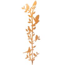 Article Branche de jardin décorative avec oiseaux, en métal, 100 cm