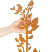 Article Branche de jardin décorative avec oiseaux, en métal, 100 cm