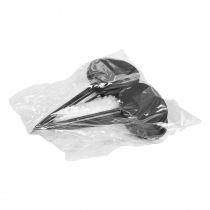 Article Étiquettes pour plantes, tuteurs de jardin en bois, noirs, 19 cm, lot de 12 - tuteurs de jardin, tuteurs pour herbes aromatiques