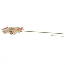 Article Piquets de jardin métal oiseaux, piquets végétaux décoration nichoir 76,5cm