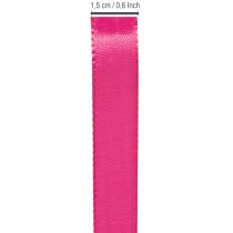 Article Ruban cadeau et décoration rose 15 mm x 50 m