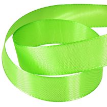 Article Ruban cadeau et décoration vert clair 25 mm 50 m