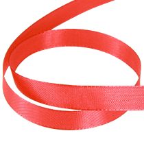Article Ruban cadeau et décoration rouge 15 mm 50 m