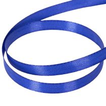 Article Ruban cadeau et décoratif, ruban en taffetas, 10 mm x 50 m, bleu foncé