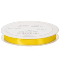 Article Ruban cadeau et décoratif, ruban en taffetas, 15 mm x 50 m, jaune