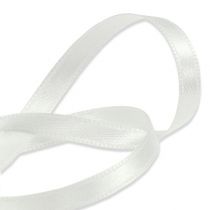 Article Ruban cadeau décoratif blanc 6 mm 50 m