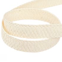 Article Ruban Cadeau Ruban En Papier Tressé Crème 20mm 10m