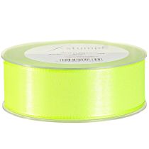 Article Ruban cadeau décoratif lisière vert citron 40 mm 50 m