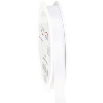 Article Ruban cadeau ruban décoratif ruban taffetas blanc 15 mm 50 m