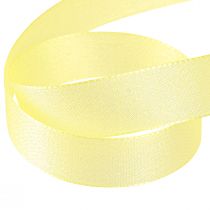 Article Ruban cadeau ruban décoratif en mica jaune scintillant 25mm 20m