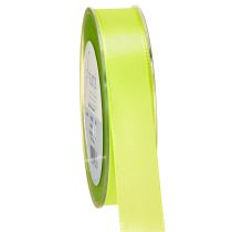 Article Ruban cadeau vert citron 25 mm 50 m