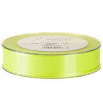 Article Ruban cadeau vert citron 25 mm 50 m