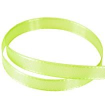 Article Ruban cadeau vert citron, ruban décoratif, ruban satin 8 mm, 50 m