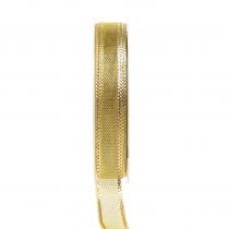 Article Ruban cadeau effet anneau doré 15mm 25m