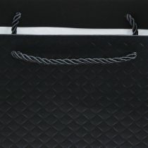 Article Sac cadeau sac cadeau noir 26×12×32cm 1 pièce