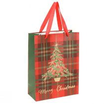 Article Sacs cadeaux sapin de Noël rouge vert 18x24cm 10pcs