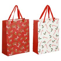 Article Sacs cadeaux Sac cadeau de Noël sac cadeau 18×24×8cm 2pcs