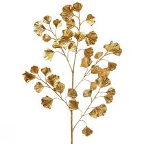 Branche de Gingko plante artificielle décorative bronze paillettes 84cm