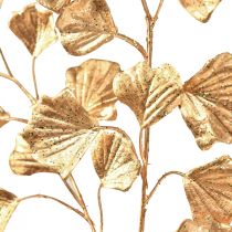 Article Branche de Gingko plante artificielle décorative bronze paillettes 84cm