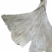 Article Décoration funéraire feuille de ginkgo à suspendre 10cm 3 pcs