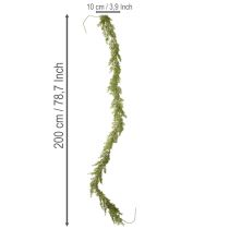 Article Guirlande de sapin artificiel pour portes et fenêtres, 200 cm