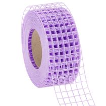 Article Ruban adhésif décoratif en maille violette, 4,5 cm de large, rouleau de 10 m pour loisirs créatifs