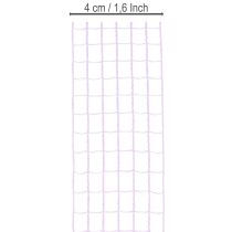 Article Ruban adhésif décoratif en maille violette, 4,5 cm de large, rouleau de 10 m pour loisirs créatifs