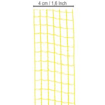 Article Ruban en maille jaune, 4,5 cm, ruban cadeau pour décoration créative