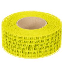 Article Ruban en maille jaune, 4,5 cm, ruban cadeau pour décoration créative