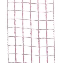 Ruban quadrillé 4,5 cm x 10 m rose