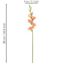 Article Glaïeuls artificiels à nombreuses fleurs pour bouquet, 88 cm